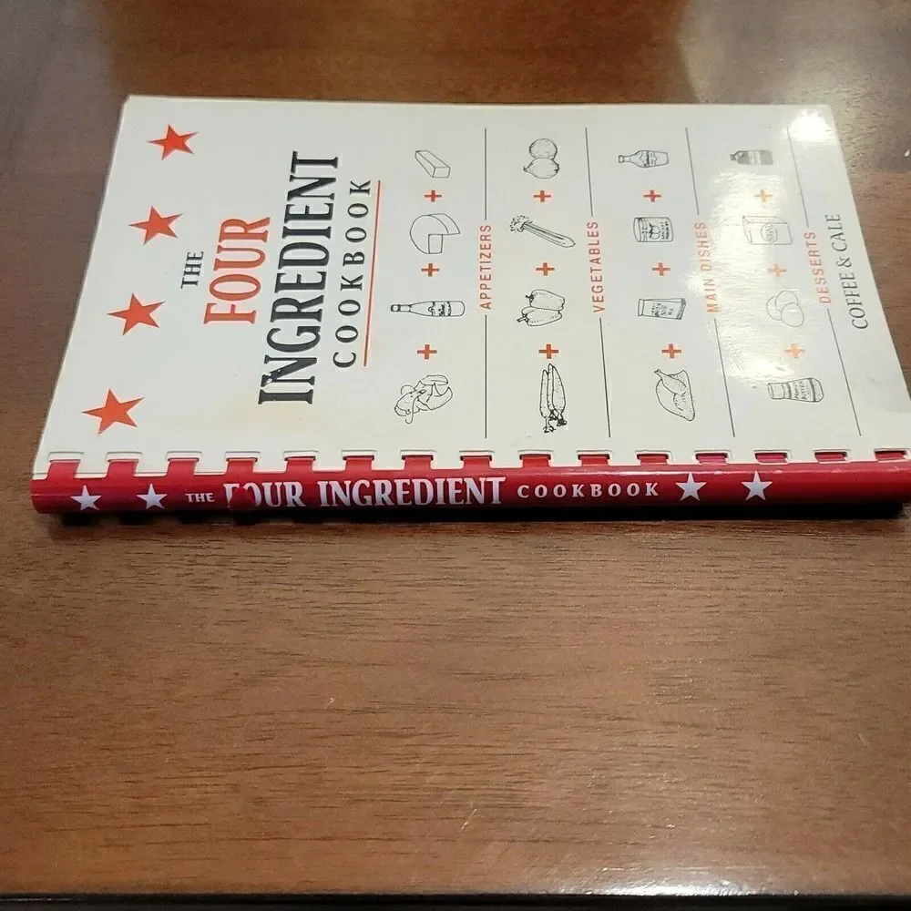The Four Ingredient Cookbook Emily Cale and Linda Coffee Vintage 1991 Texas